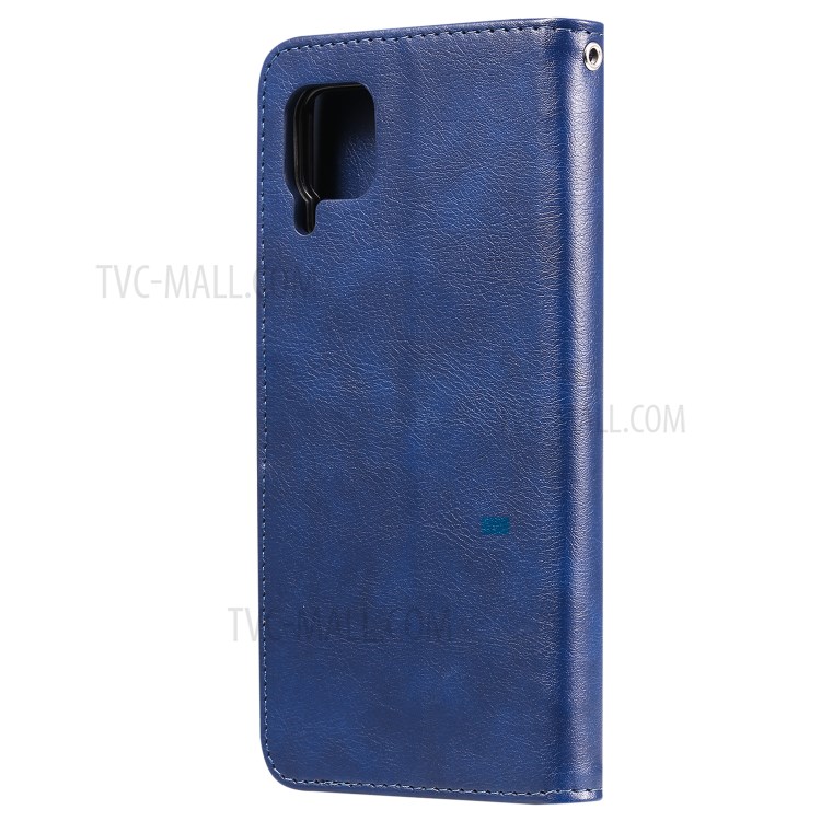 Solid Color Detachable 2-in-1 Leather Cover Case for Huawei P40 Pro - Blue-3