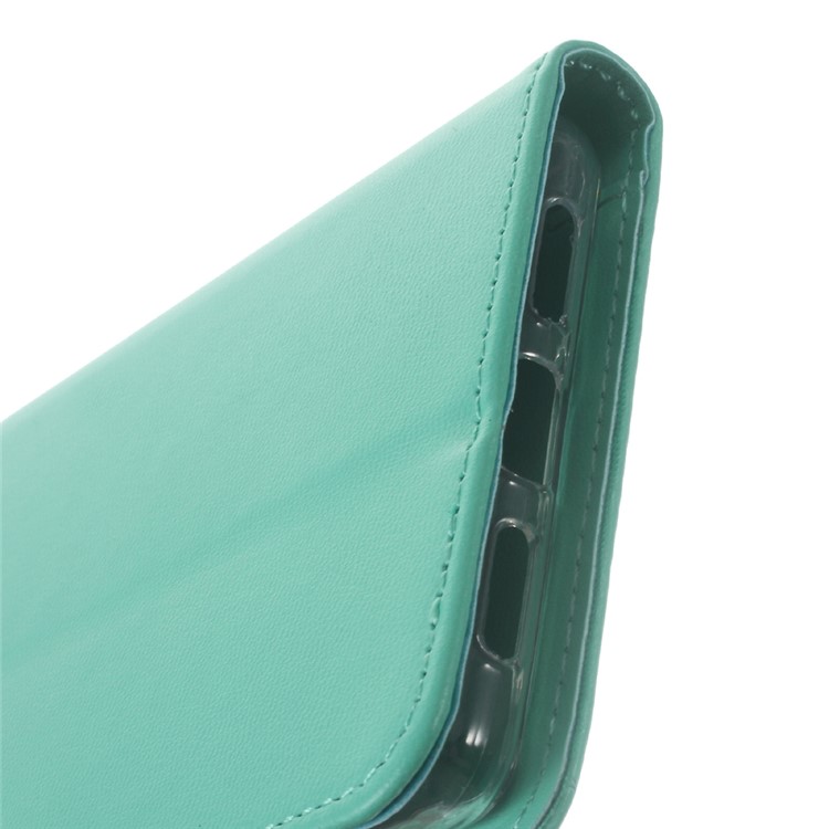 MERCURY GOOSPERY Bravo Diary Leather Wallet Cover Case for Huawei P9 Lite - Cyan-5