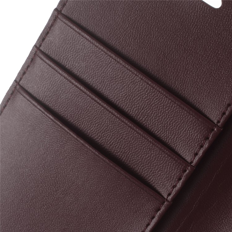 MERCURY GOOSPERY Bravo Diary Magnetic Leather Wallet Case for Huawei P9 Lite - Wine Red-6