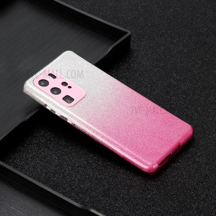 Gradient Color TPU + PC Hybrid Phone Cover Shell for Huawei P40 Pro - Pink-5