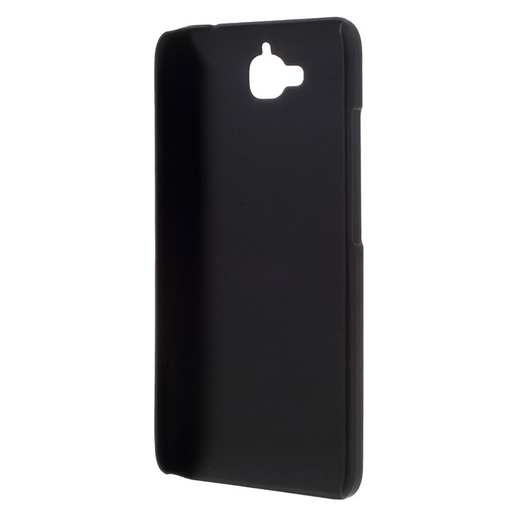 Rubberized PC Protection Cover for Huawei Y6 Pro / Enjoy 5 - Black-2