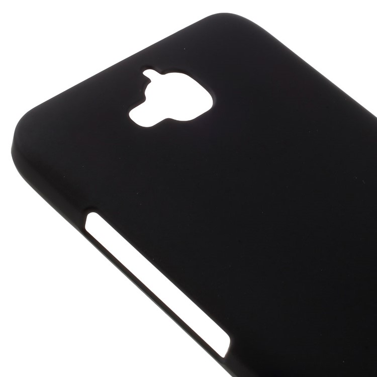 Rubberized PC Protection Cover for Huawei Y6 Pro / Enjoy 5 - Black-3