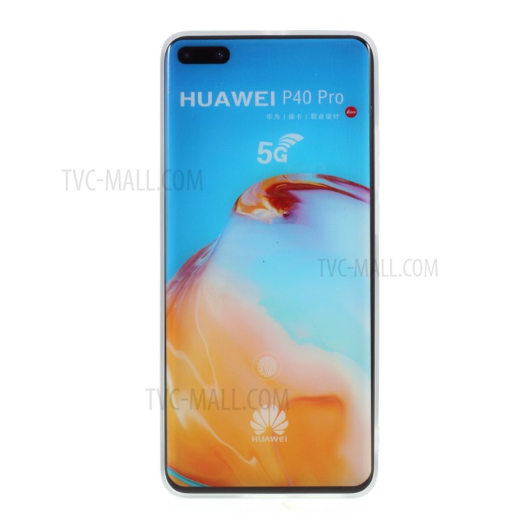 Electroplated Splicing Marble Pattern IMD TPU Cover for Huawei P40 Pro - Black-3