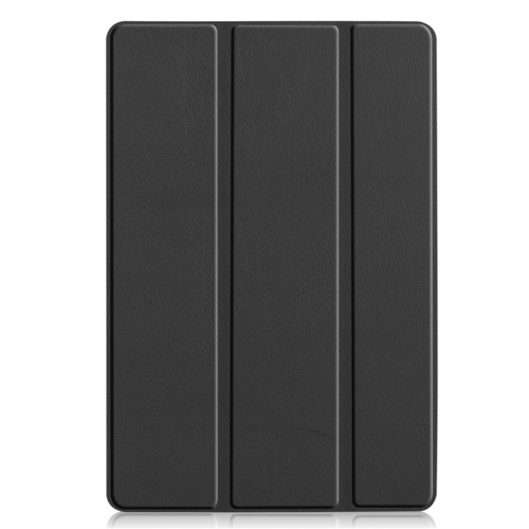 Tri-fold Stand Leather Smart Tablet Case for Huawei MatePad 10.8 (2020) - Black-2