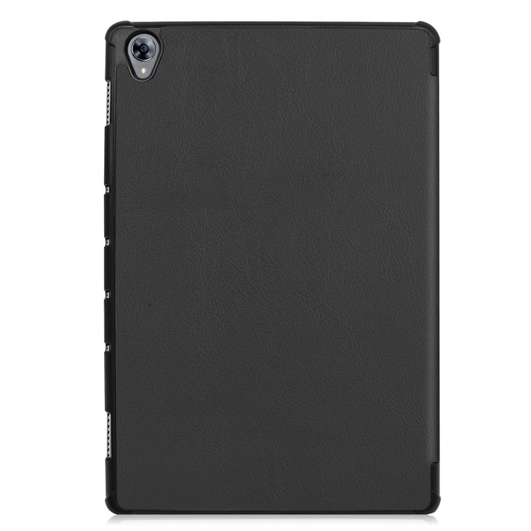 Tri-fold Stand Leather Smart Tablet Case for Huawei MatePad 10.8 (2020) - Black-3