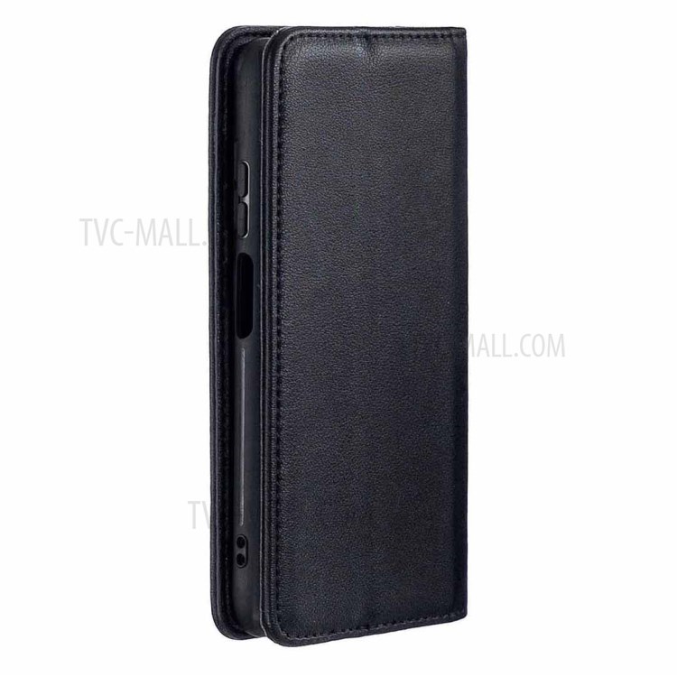 Detachable 2-in-1 Genuine Leather Wallet Stand Case for Huawei P40 Lite 4G / Nova 6 SE / Nova 7i - Black-3