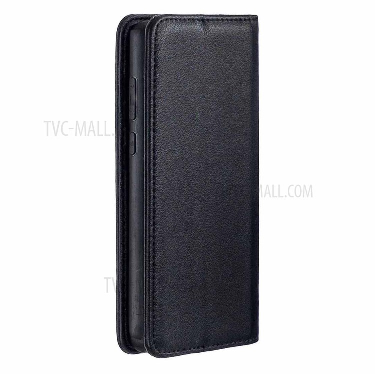 BF06 Detachable 2-in-1 Genuine Leather Wallet Cover + TPU Back Case for Huawei Y6p - Black-3