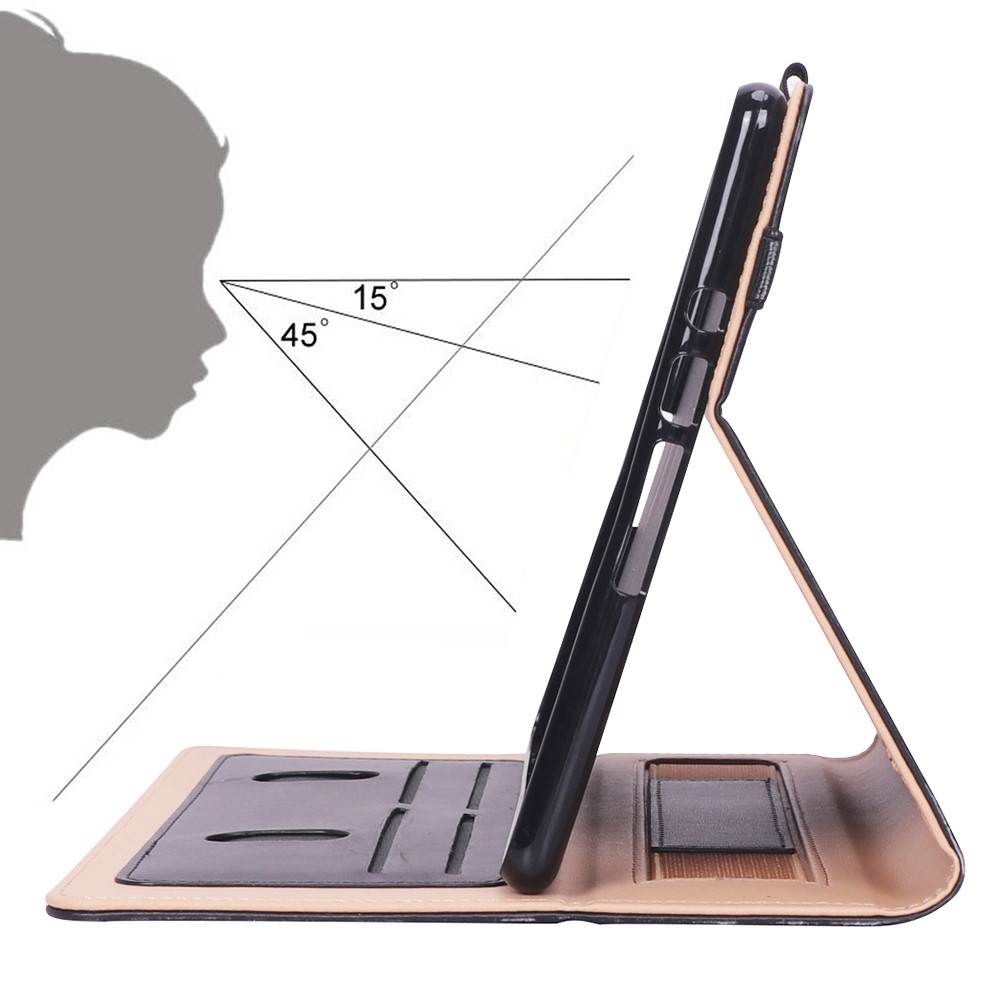 WY-2099 Business Style Leather Tablet Cover for Huawei MatePad T10S - Black-11