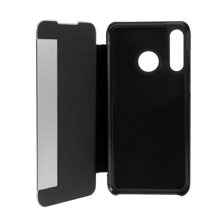 View Window Flip Leather Phone Case for Huawei P30 Lite/nova 4e/P30 lite New Edition - Black-6