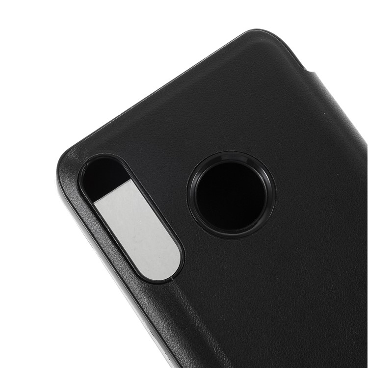 View Window Flip Leather Phone Case for Huawei P30 Lite/nova 4e/P30 lite New Edition - Black-7