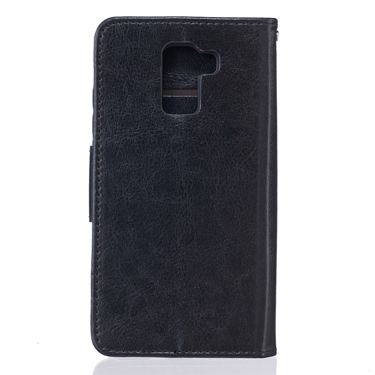 Flip Leather Wallet Protection Case for Huawei Honor 7 / 7 Premium - Black-2