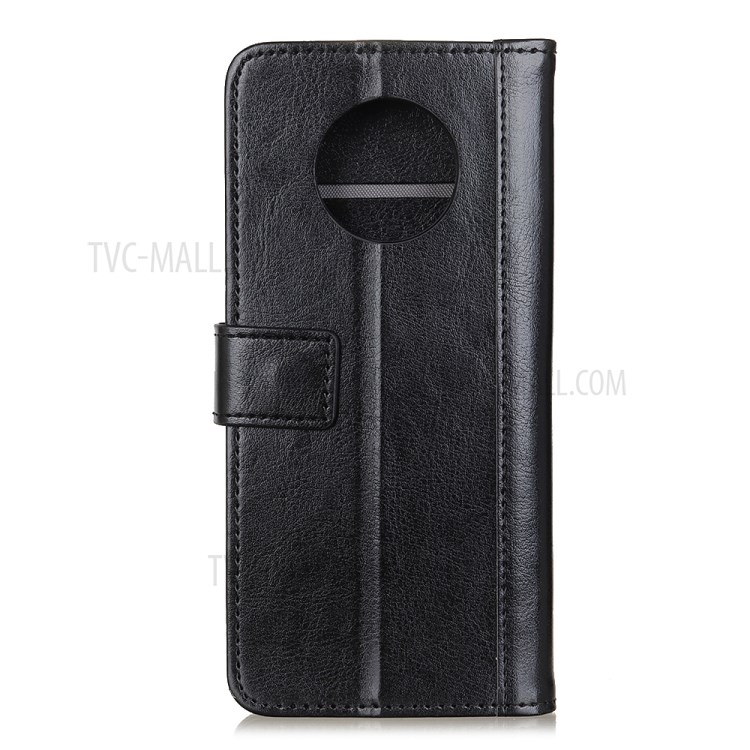 Rivet Decor Crazy Horse Texture Leather Protective Cover for Huawei Mate 40 Pro - Black-2