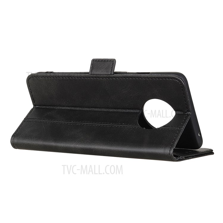 Magnetic Double Clasp Leather Wallet Stand Flip Case for Huawei Mate 40 Pro - Black-3
