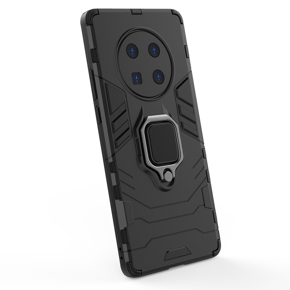 Guard PC + TPU Case Con Cavalletto Per Huawei Mate 40 Pro - Nero