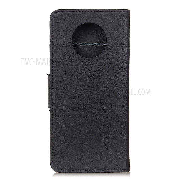 Litchi Skin Leather Special Design Shell for Huawei Mate 40 - Black-3