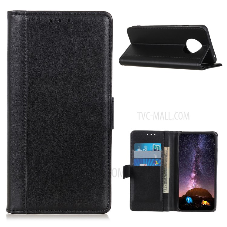 PU Leather with Wallet Unique Case for Huawei Mate 40 - Black-1