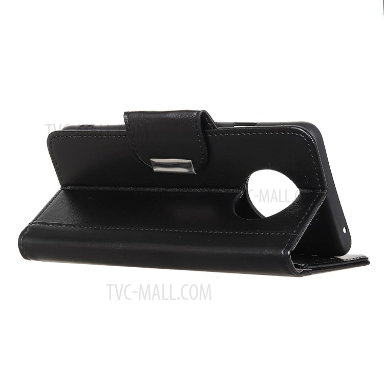 Protective Cover Leather Wallet Stand Protector Case for Huawei Mate 40 Pro - Black-5