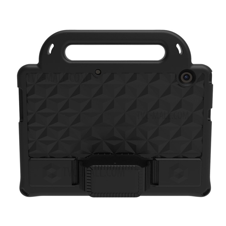 Rhombus Style Anti-drop EVA Tablet Shell with Shoulder Strap for Huawei MediaPad T5 10.1 - Black-1