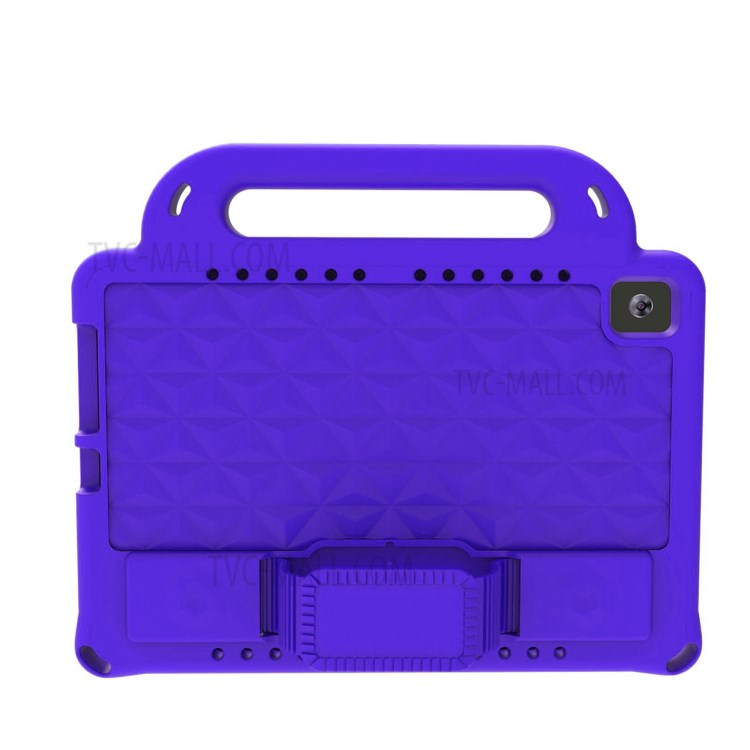 Rhombus Style Shockproof with Kickstand EVA Cover with Shoulder Strap for Huawei MediaPad M5 10 (10.8")/MediaPad M5 (Pro) 10.8"/MediaPad M6 10.8-inch - Dark Blue-1