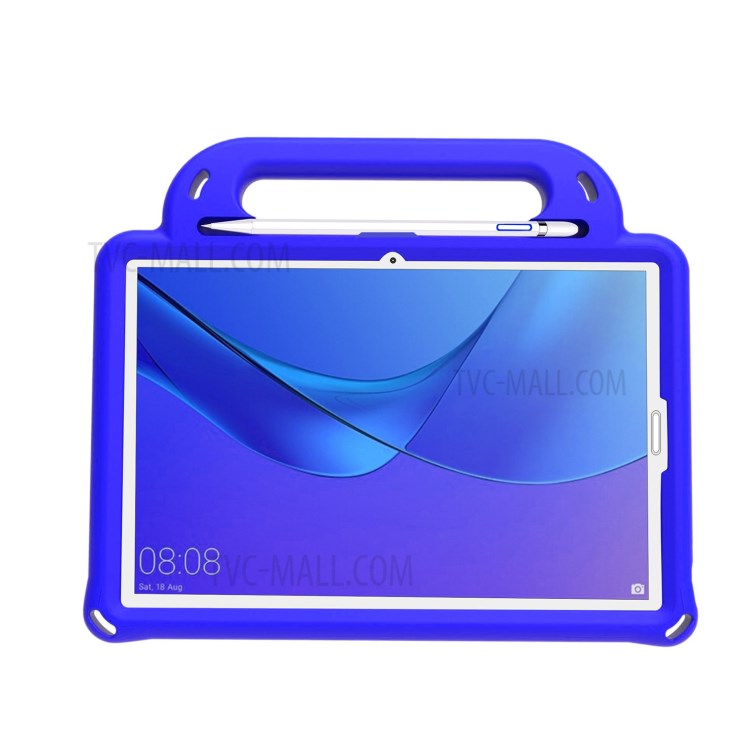 Rhombus Style Shockproof with Kickstand EVA Cover with Shoulder Strap for Huawei MediaPad M5 10 (10.8")/MediaPad M5 (Pro) 10.8"/MediaPad M6 10.8-inch - Dark Blue-2