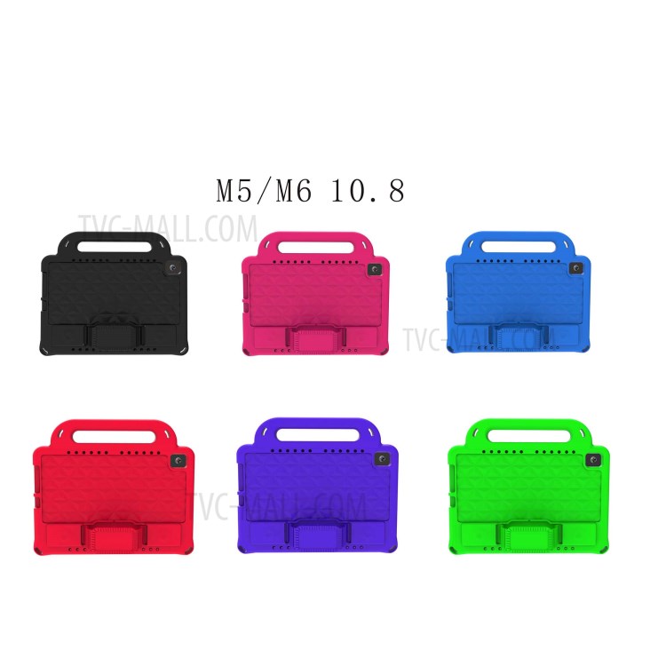 Rhombus Style Shockproof with Kickstand EVA Cover with Shoulder Strap for Huawei MediaPad M5 10 (10.8")/MediaPad M5 (Pro) 10.8"/MediaPad M6 10.8-inch - Dark Blue-3