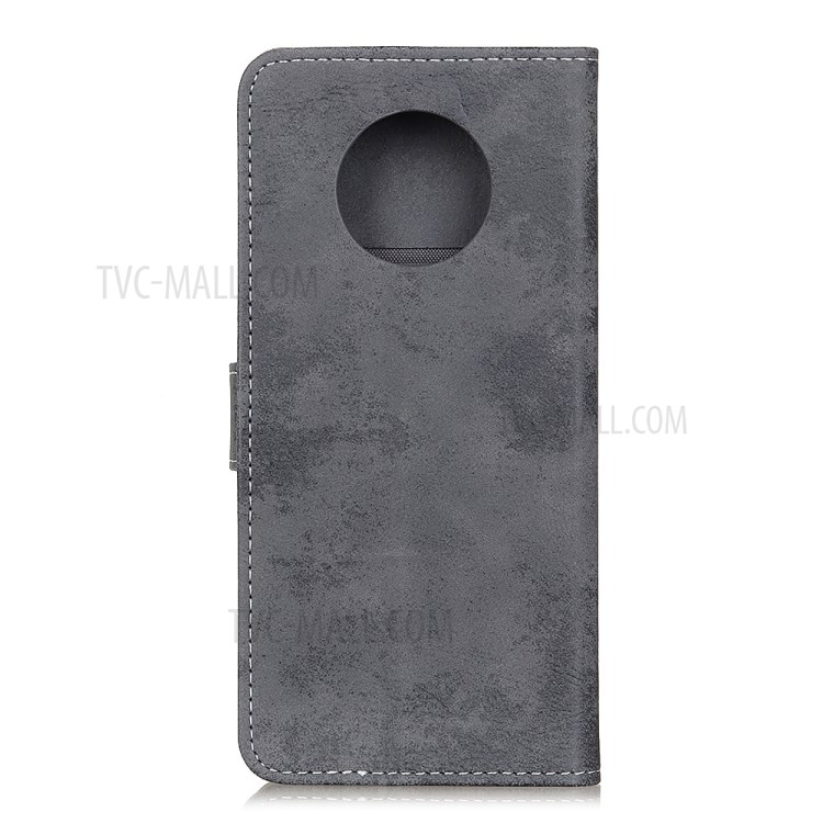 Vintage Style Wallet Leather Stand Case for Huawei Mate 40 - Grey-2