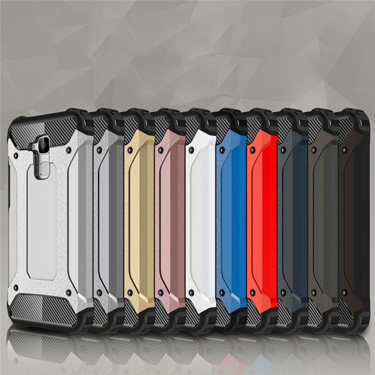 Armor PC TPU Air Cushion Phone Shell for Huawei Honor 5c/Honor 7 Lite/GT3 - Black-3
