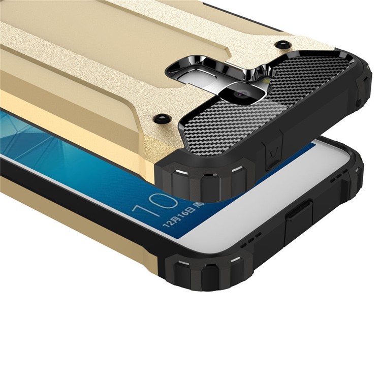Armor PC TPU Hybrid Case for Huawei Honor 5c/Honor 7 Lite/GT3 - Gold-2