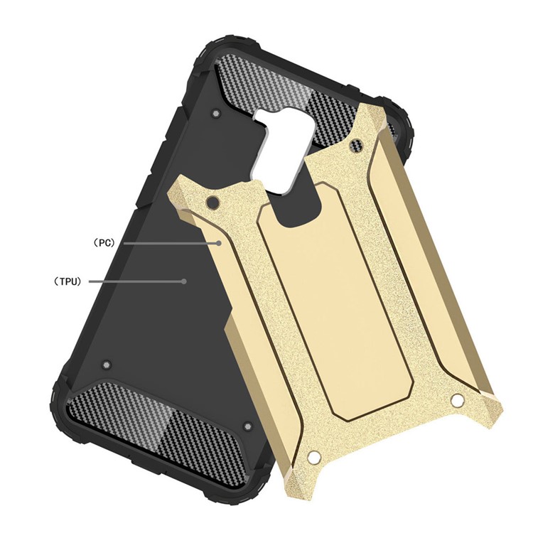 Armor PC TPU Hybrid Case for Huawei Honor 5c/Honor 7 Lite/GT3 - Gold-4