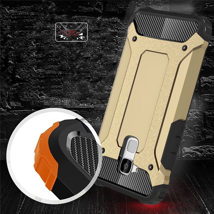 Armor PC TPU Hybrid Case for Huawei Honor 5c/Honor 7 Lite/GT3 - Gold-5