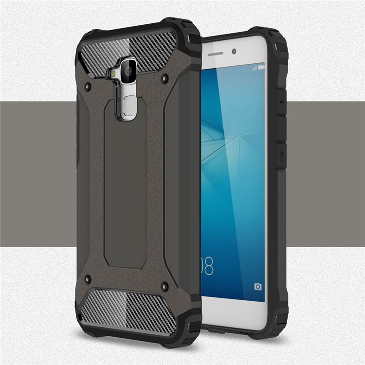 Armor PC TPU Air Cushion Phone Shell for Huawei Honor 5c/Honor 7 Lite/GT3 - Bronze-1
