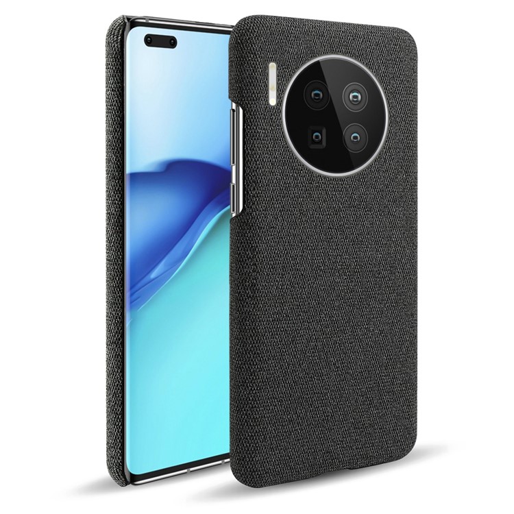 Cloth Texture Hard PC Case Shell for Huawei Mate 40 Pro - Black-2
