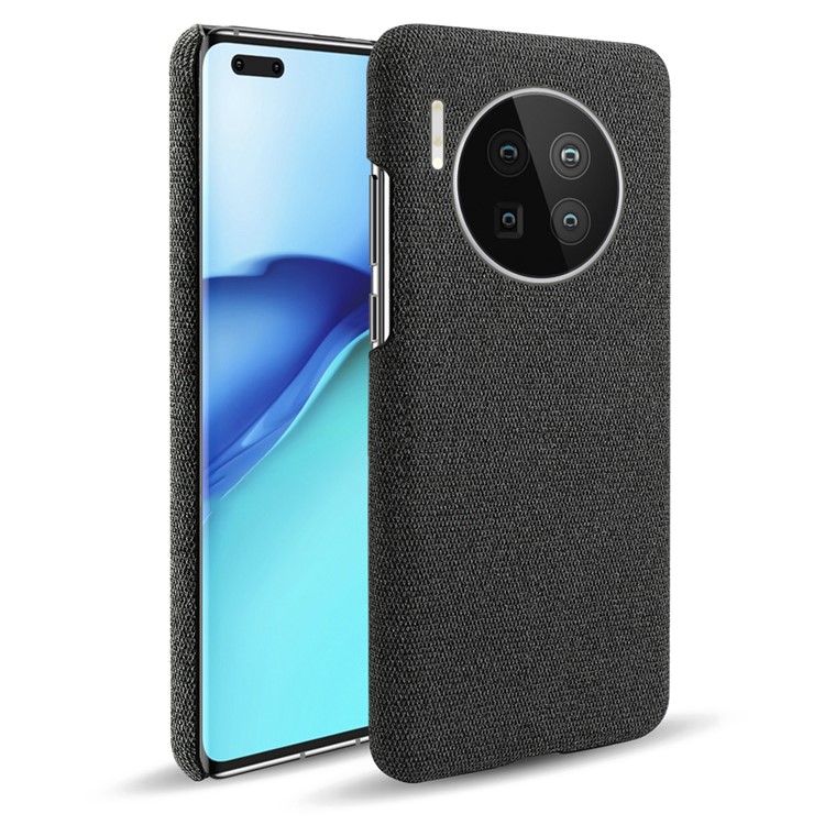 Cloth Texture Hard PC Case Shell for Huawei Mate 40 Pro - Black-2