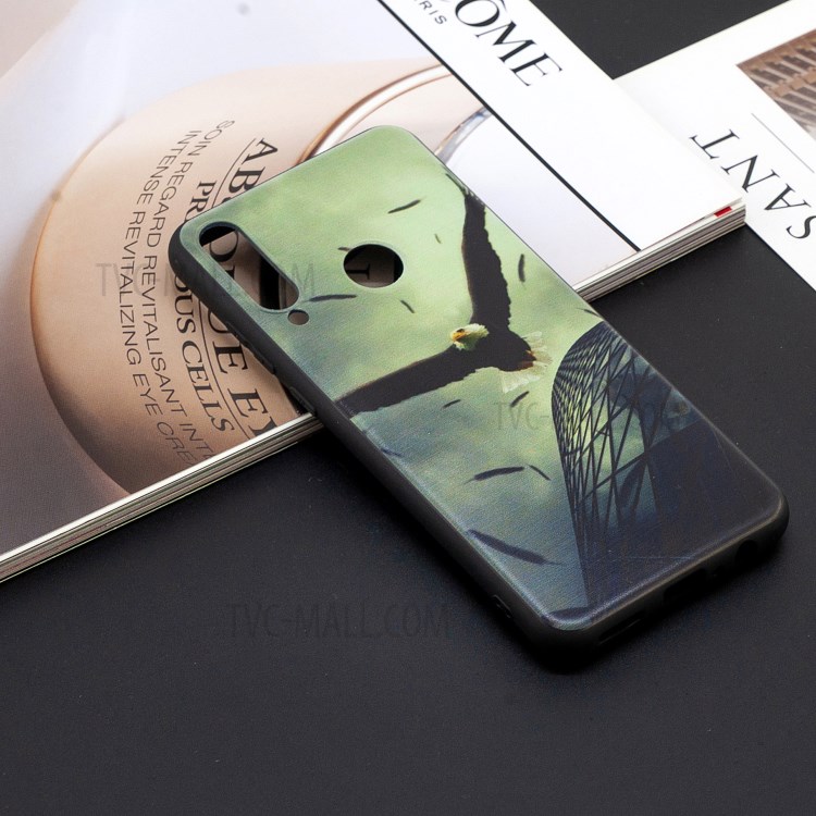 Pattern Printing Matte TPU Shell Protector Cover for Huawei Y6p - Eagle-5