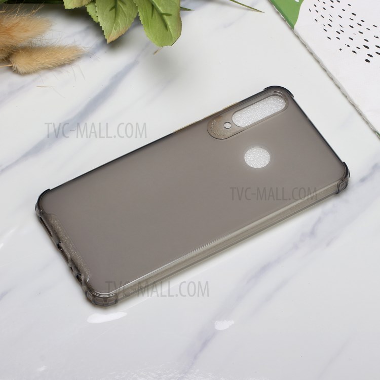 Drop-proof Matte TPU Soft Phone Case for Huawei Y6p - Black-4