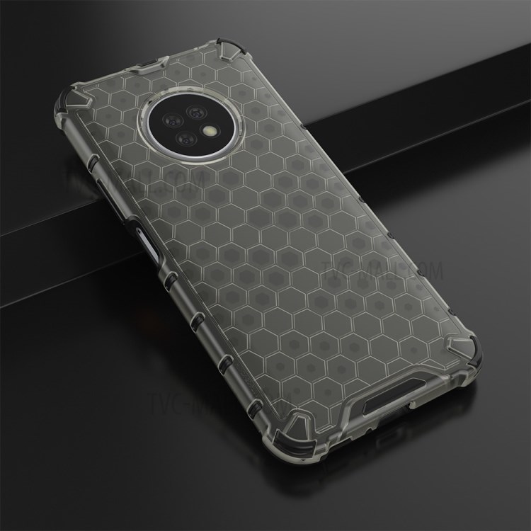 Honeycomb Pattern Shock-proof TPU + PC Combo Case for Huawei Enjoy 20 Plus 5G - Black-5