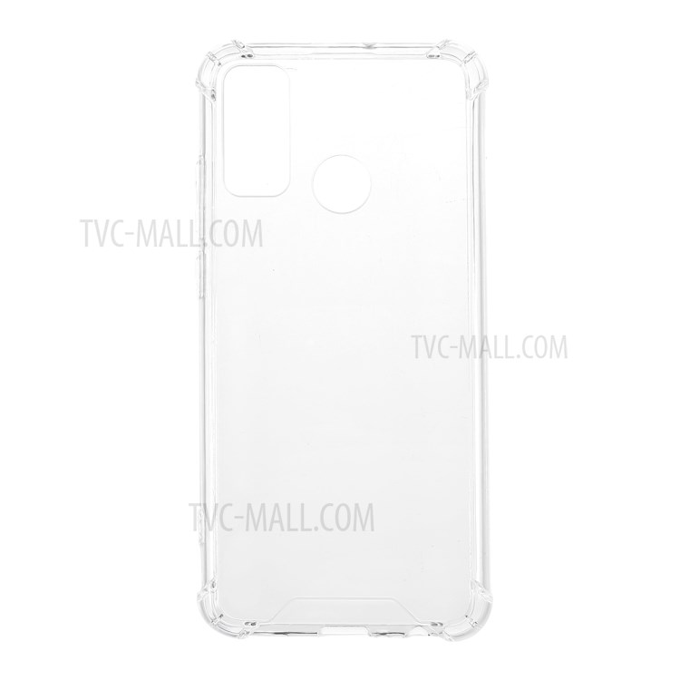 Shockproof Clear Acrylic Back + TPU Edge Combo Phone Case for Huawei P smart 2020-1