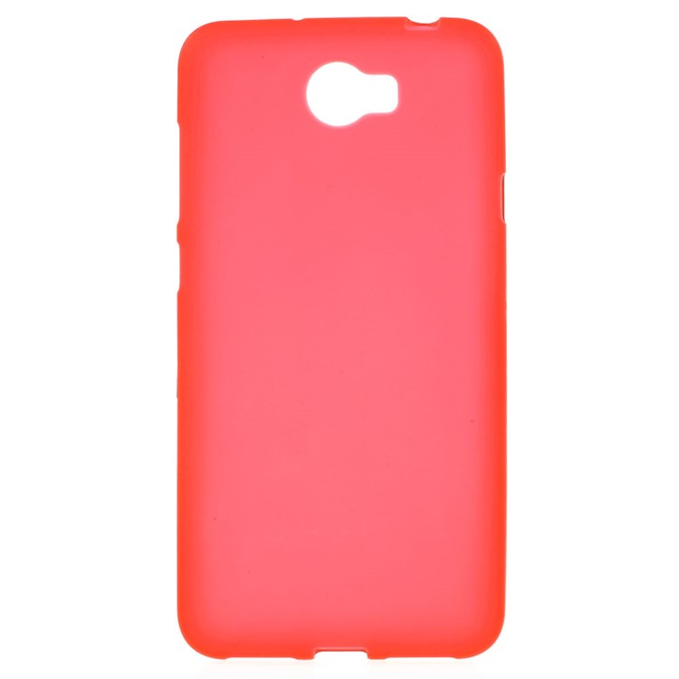Matte TPU Back Case Protector for Huawei Y5II / Y5 II - Red-1