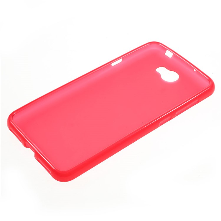 Matte TPU Back Case Protector for Huawei Y5II / Y5 II - Red-5