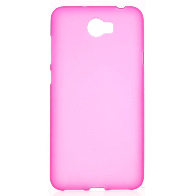 Matte Slim TPU Protector Cover Case for Huawei Y5II / Y5 II - Rose-1