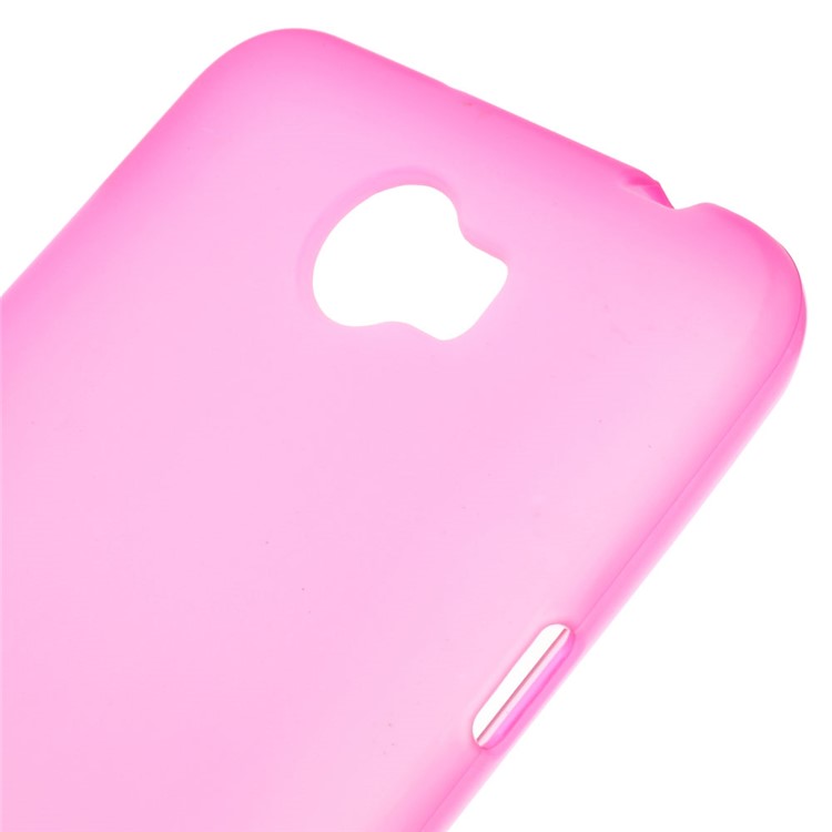 Matte Slim TPU Protector Cover Case for Huawei Y5II / Y5 II - Rose-3