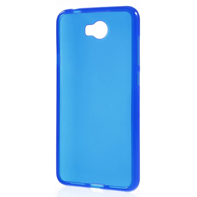 Matte TPU Back Cover Phone Case for Huawei Y5II / Y5 II - Blue-2