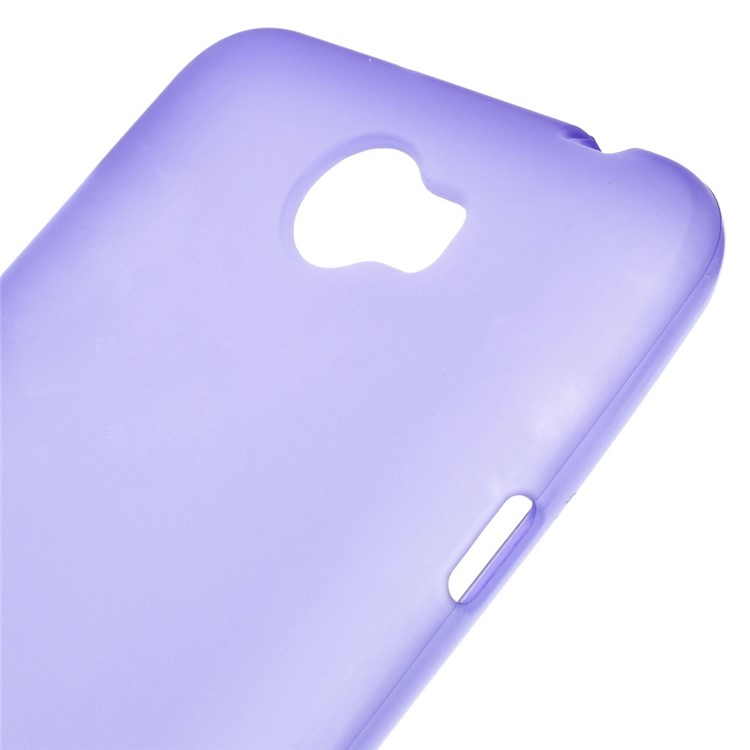 Matte Gel TPU Cover Case for Huawei Y5II / Y5 II - Purple-3