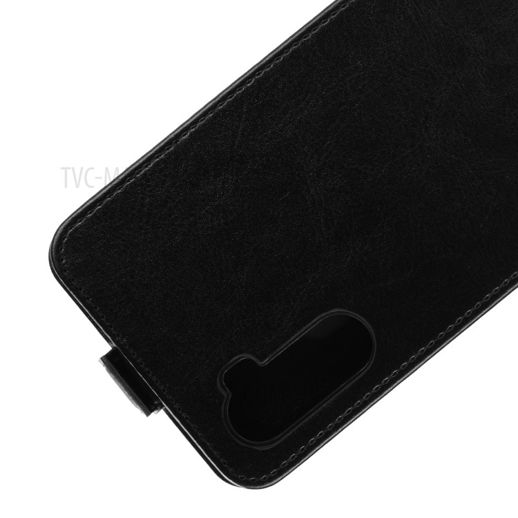 Crazy Horse Skin Leather Vertical Flip Leather Phone Case with Card Holder for Huawei Mate 40 Lite - Black-13
