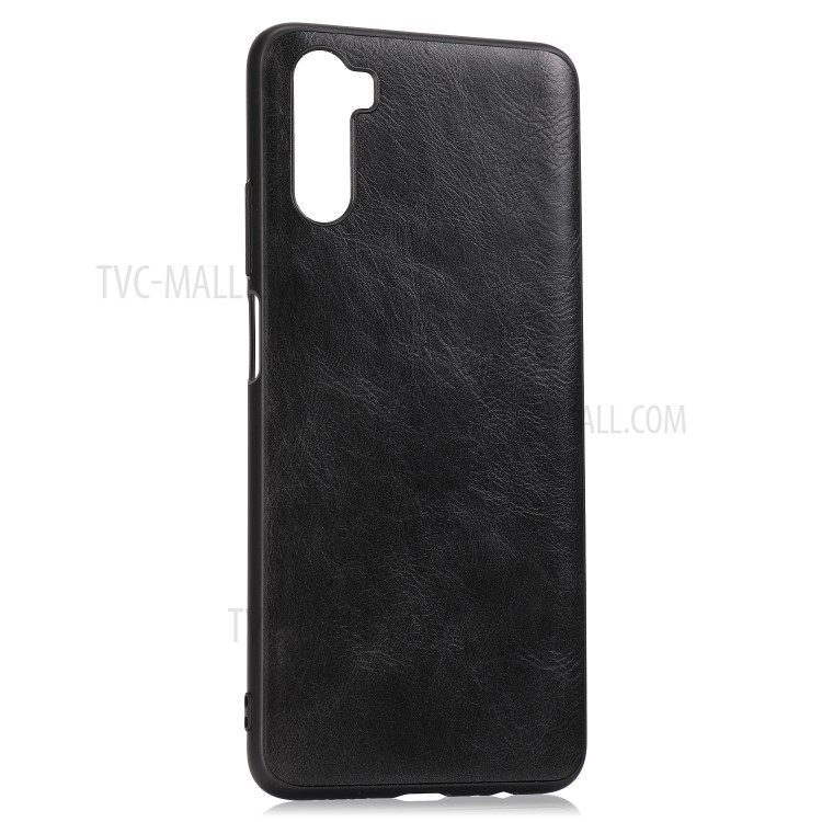 Crazy Horse Texture PU Leather Skin TPU Phone Cover for Huawei Mate 40 Lite / Maimang 9 - Black-1