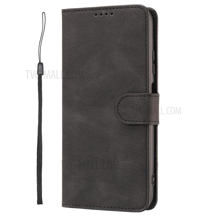 Leather Phone Protective Shell Classic Style for Huawei P40 lite 4G/NOVA 6 SE/Nova 7i - Black-3
