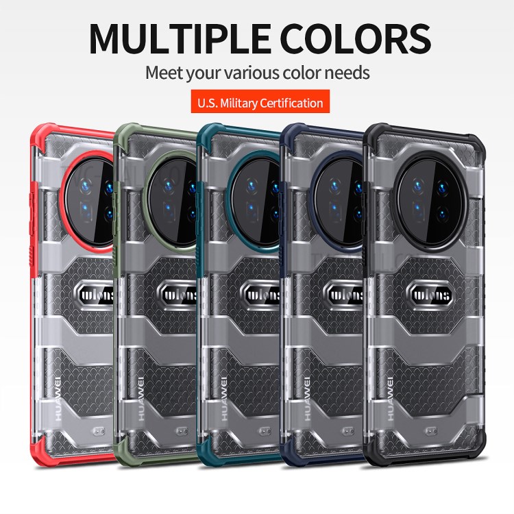 Explorer Series Hard PC + TPU Non-slip Shell for Huawei Mate 40 Phone Cover - Black-11