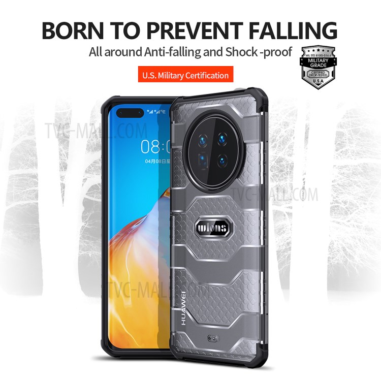 Explorer Series Hard PC + TPU Non-slip Shell for Huawei Mate 40 Phone Cover - Black-9
