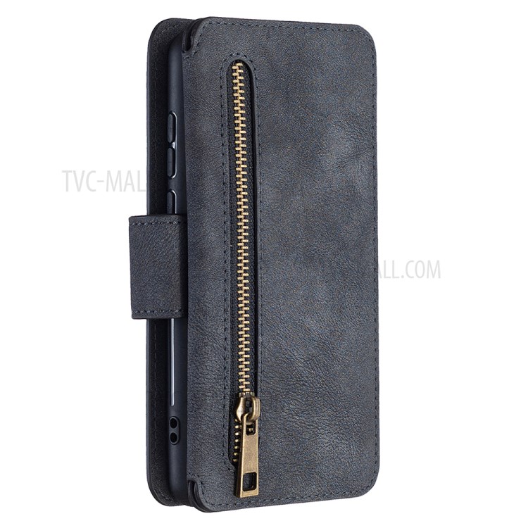 Detachable Matte Cell Phone TPU + PU Leather Cover Case for Huawei P40 - Black-8