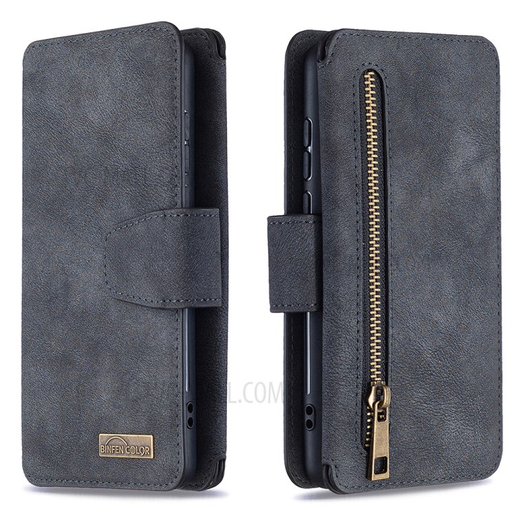 Detachable Matte Cell Phone TPU + PU Leather Cover Case for Huawei P40 - Black-9